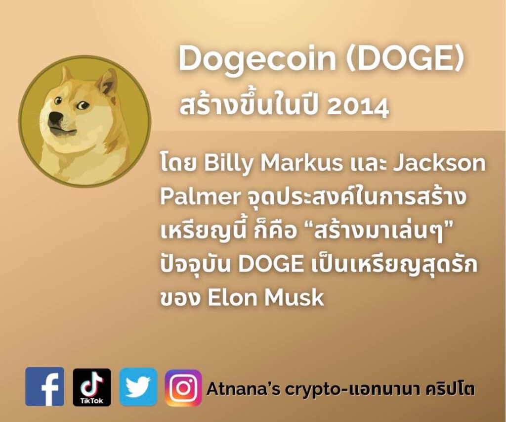 ข้อมูลเหรียญ Dogecoin (DOGE)