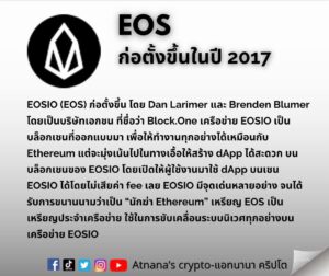 ข้อมูลเหรียญ EOSIO (EOS)