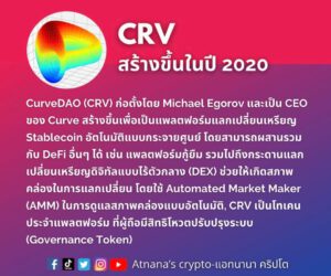 ข้อมูลโทเค็น CurveDAO (CRV)